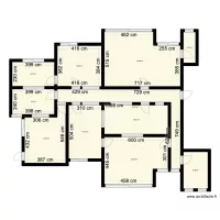 Plan 6&egrave;me palier Droite