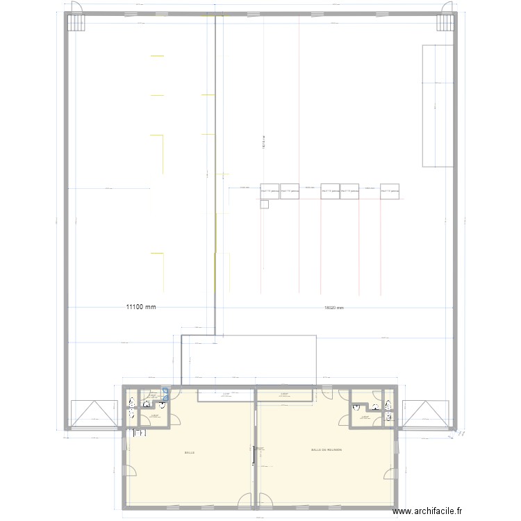 DEPOT AEF - SIGMA. Plan de 10 pièces et 403 m2