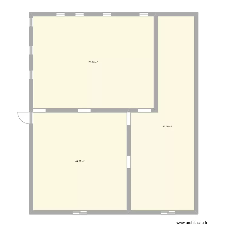 Maison La Mouille. Plan de 6 et 134 m² Maison La Mouille. Plan de 6 et 134 m²
