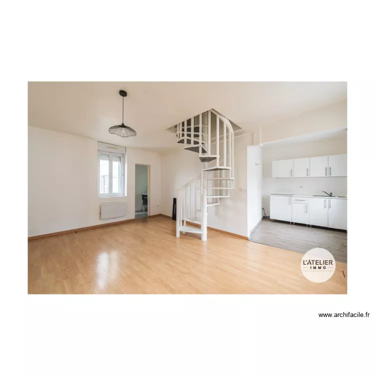 escalier. Plan de escalier. Plan de