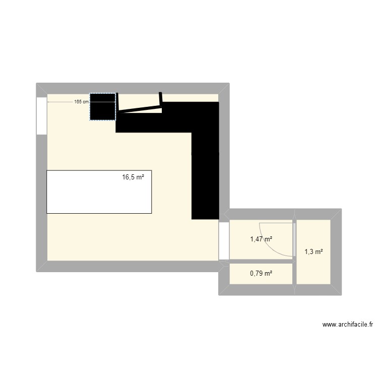 eglantine. Plan de 4 pièces et 20 m2