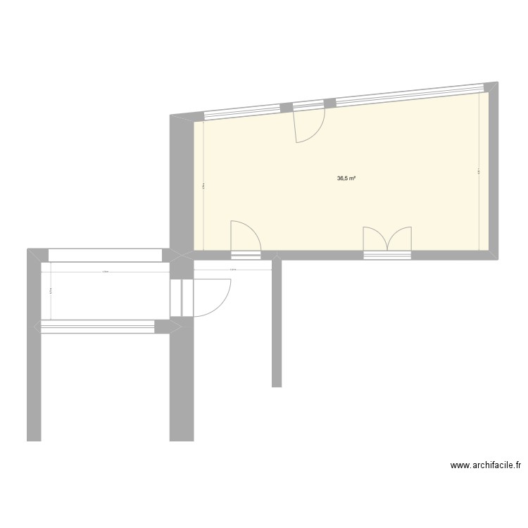 Anthisnes2. Plan de 2 pièces et 43 m2