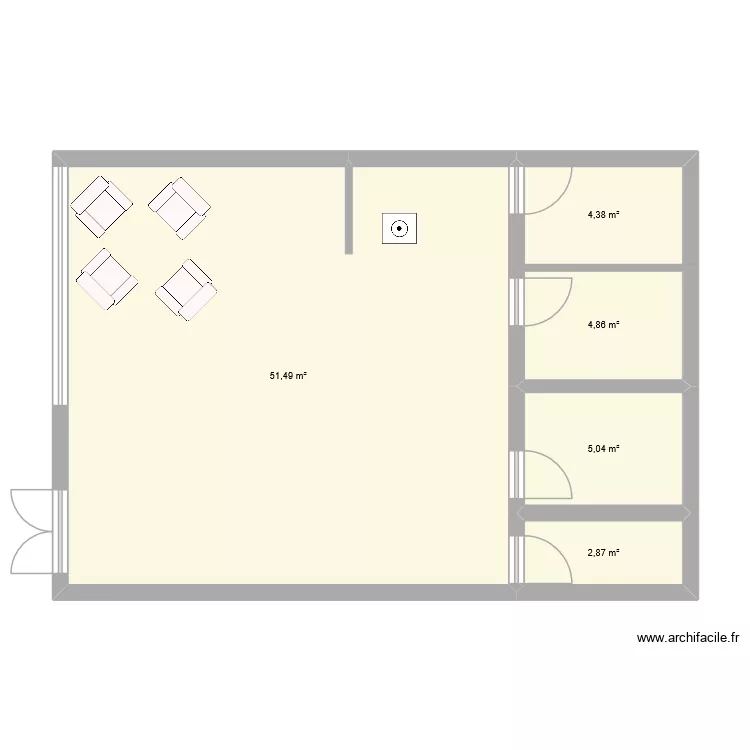 salon coiffure zen. Plan de 5 et 69 m² salon coiffure zen. Plan de 5 et 69 m²