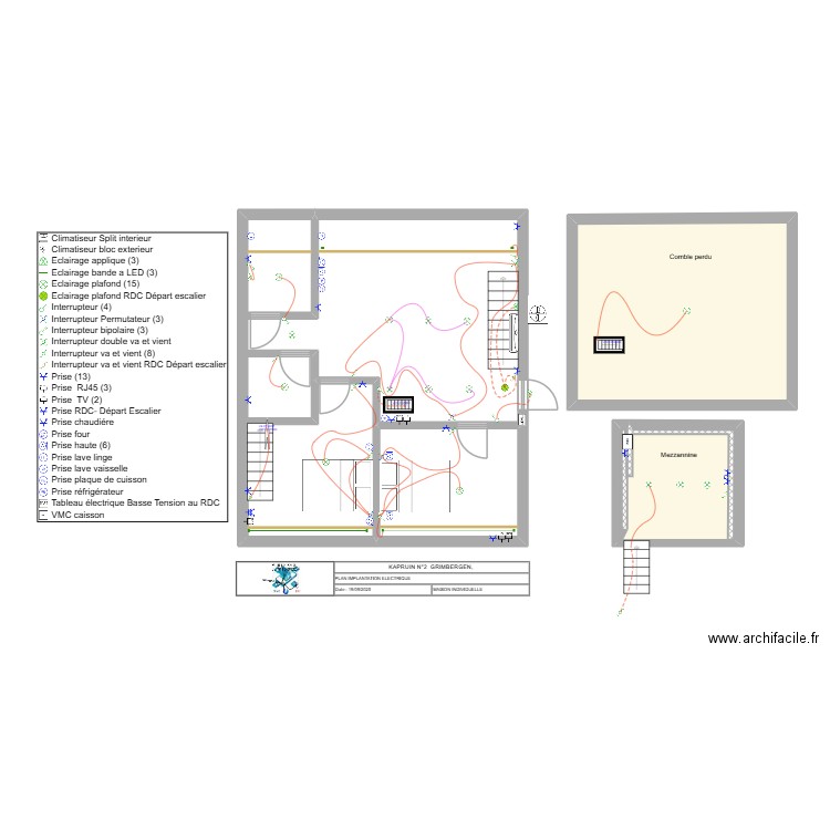 KAPRUIN  N°2 19/09/25. Plan de 3 pièces et 45 m2