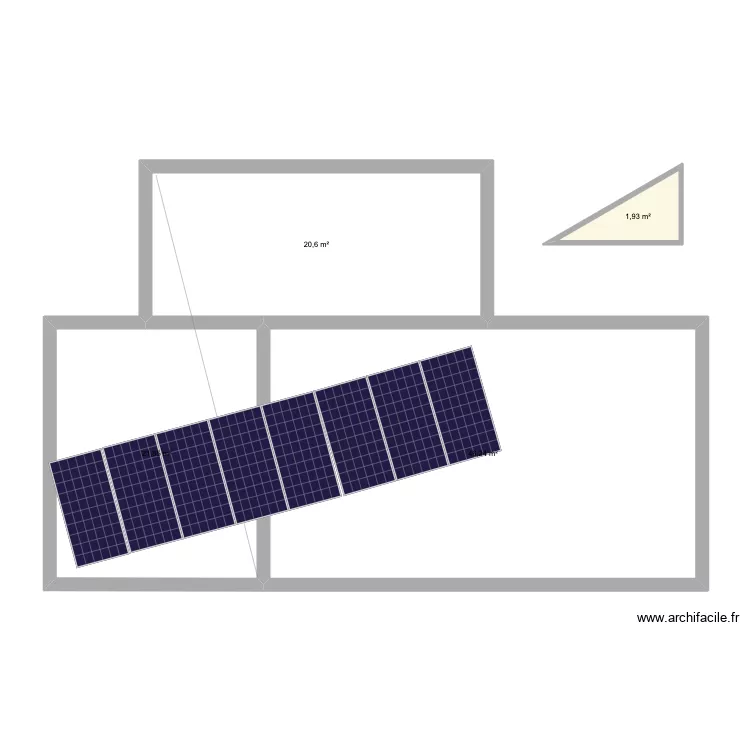 PV SOLAIRE. Plan de 4  et 91 m²