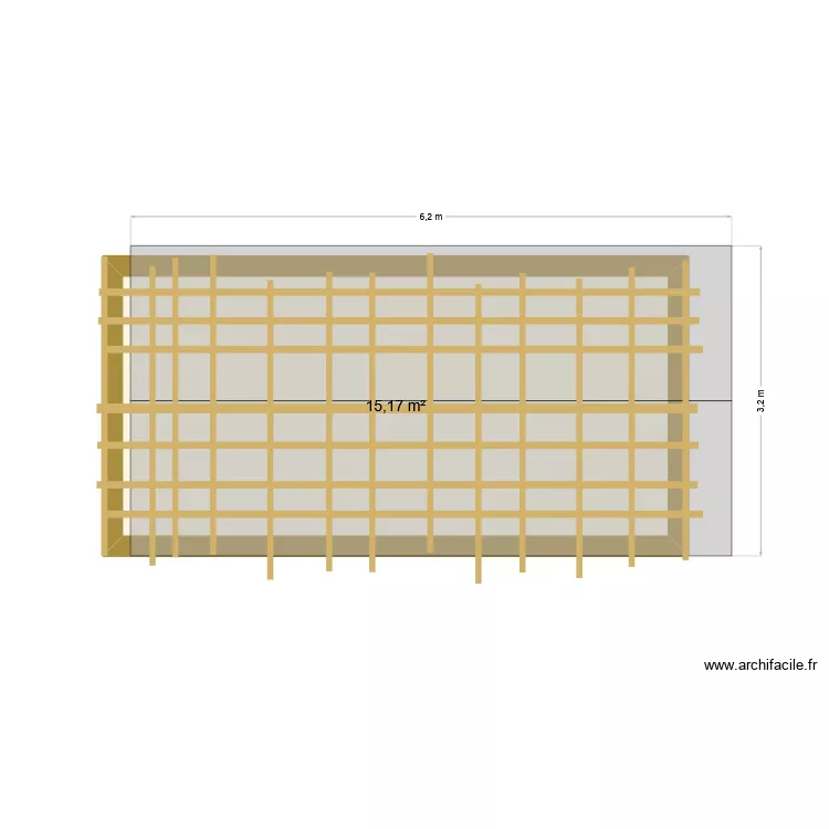 15m². Plan de 1 et 15 m² 15m². Plan de 1 et 15 m²