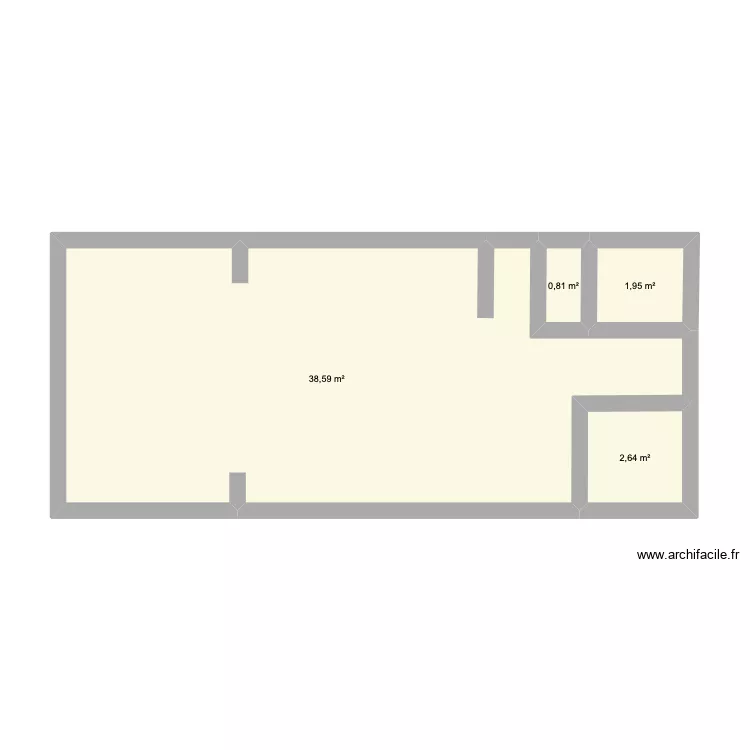 MAISON LAVANDE. Plan de 4 et 44 m² MAISON LAVANDE. Plan de 4 et 44 m²