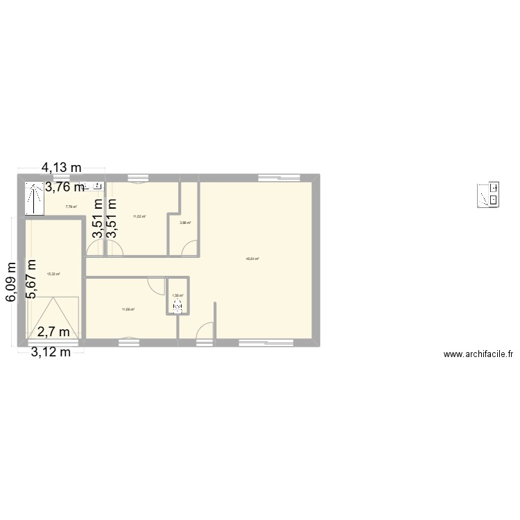 argeville. Plan de 27 pièces et 352 m2