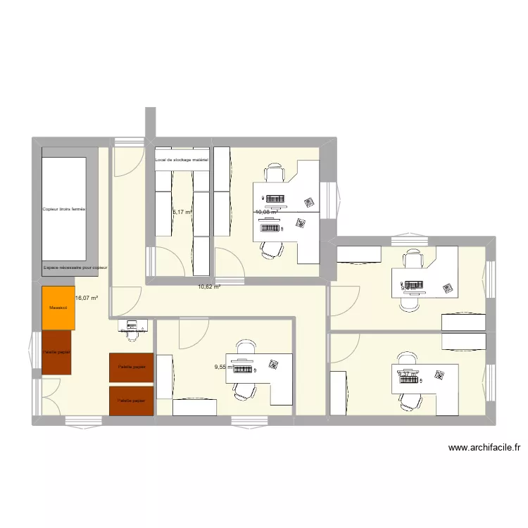Mairie - Comm 2. Plan de 