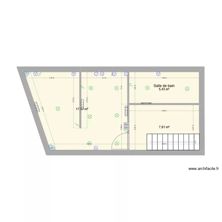 MELIN. Plan de 3 Pièces et 30 m² MELIN. Plan de 3 Pièces et 30 m²