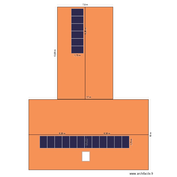 vanier. Plan de 0 pièce et 0 m2