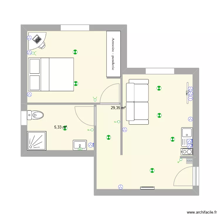 CHANTIER BERNAR LOG 3. Plan de 