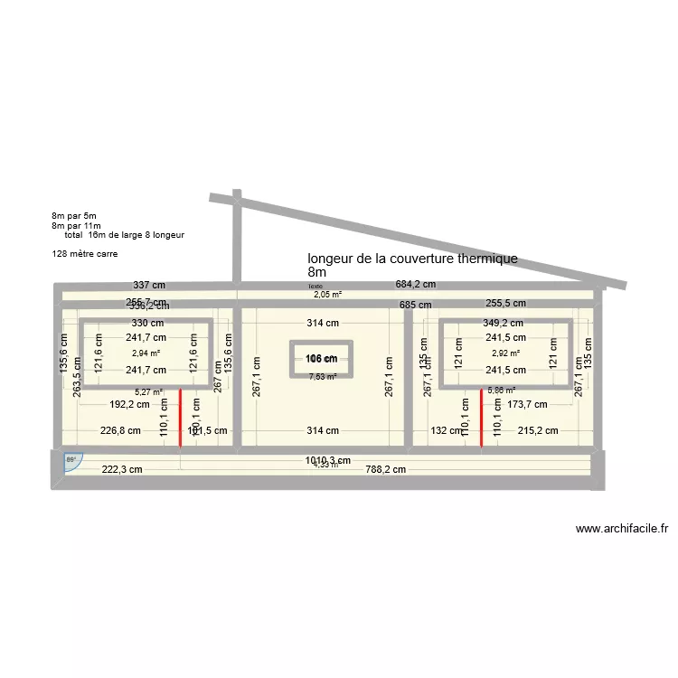 facade devant  a. Plan de 