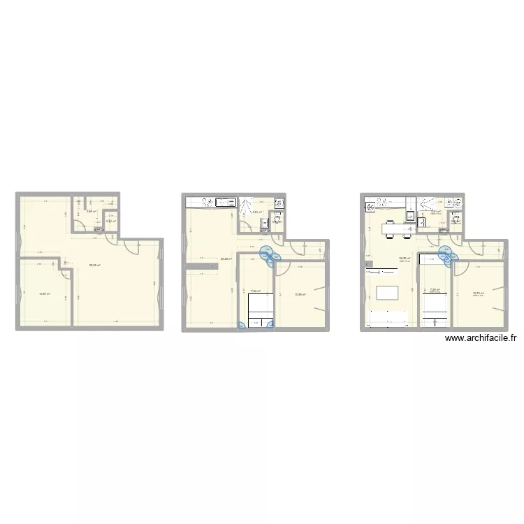 Chez max. Plan de 17 pièces et 150 m²