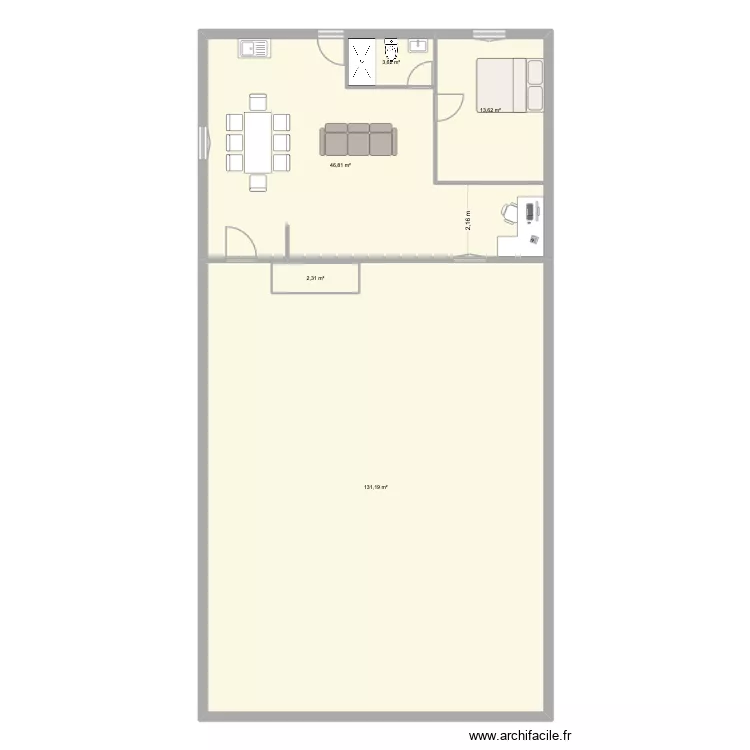 Local aubiere V1. Plan de 7 et 399 m² Local aubiere V1. Plan de 7 et 399 m²