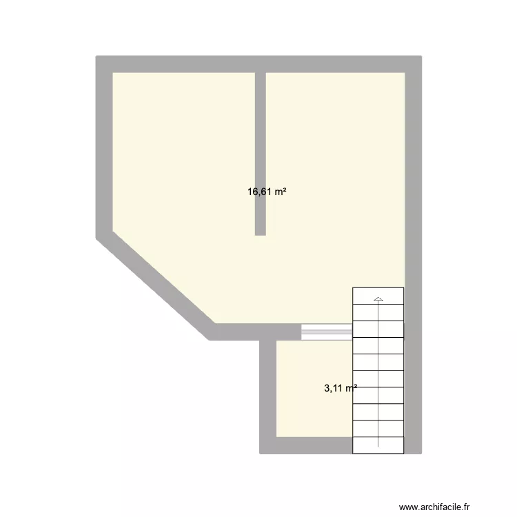 sous sol l&eacute;pante. Plan de 