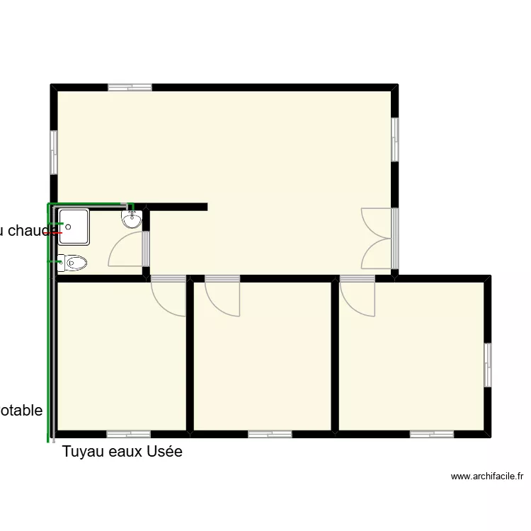 Residence R'. Plan de 