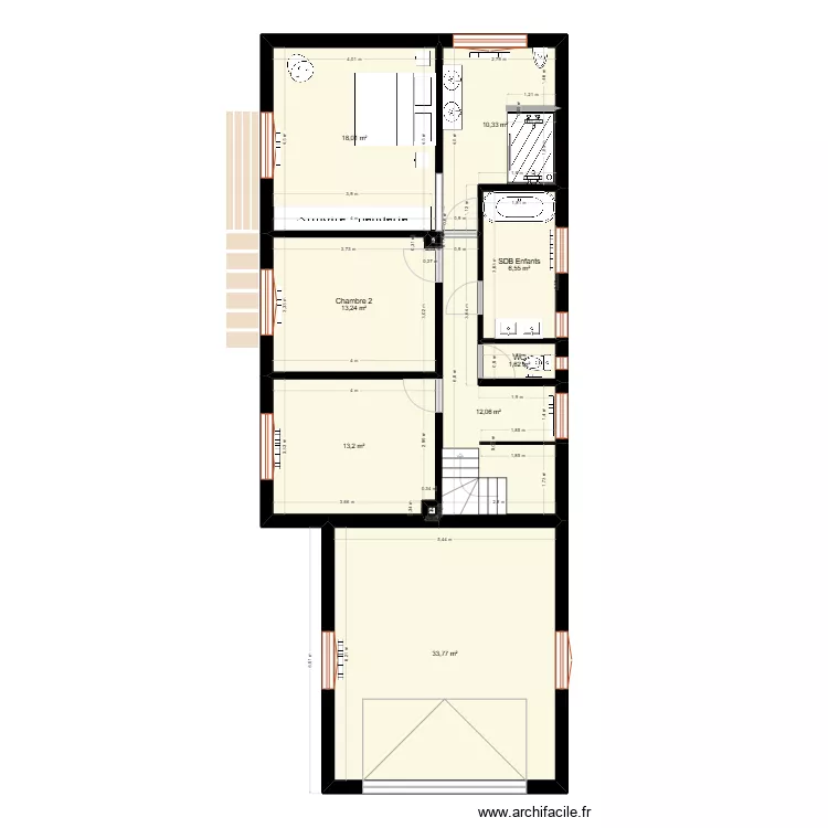 Plan Maison R&eacute;no 1. Plan de 