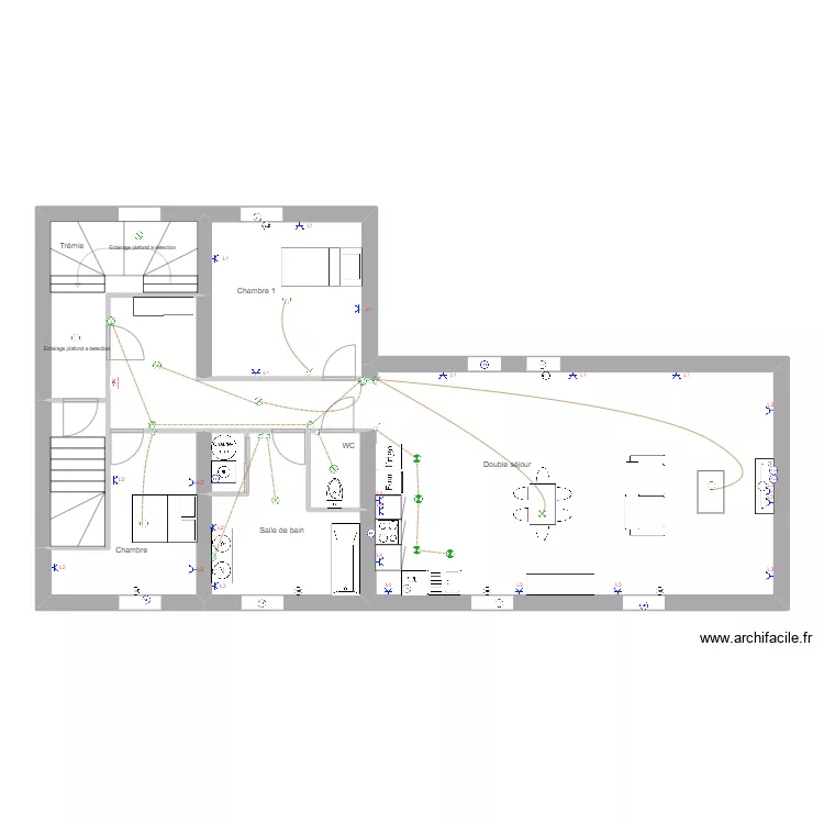 loos r+1. Plan de loos r+1. Plan de