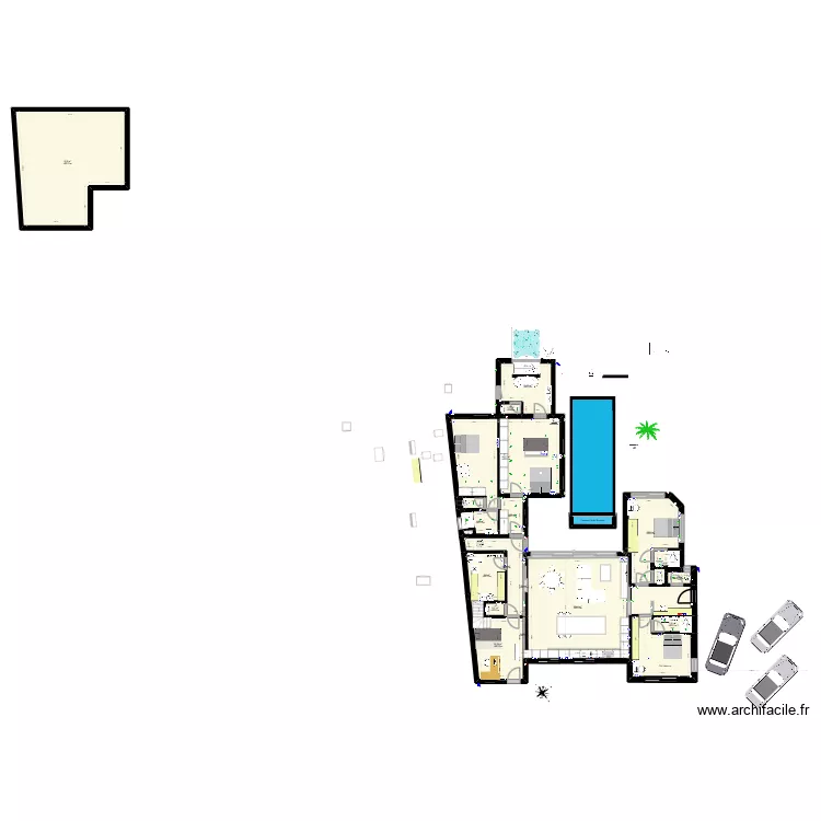 29112025. Plan de 20 pièces et 272 m²
