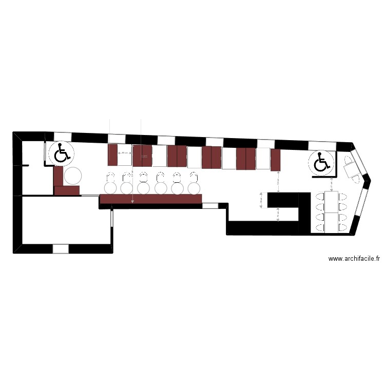 LFH V2. Plan de 3 pièces et 90 m2