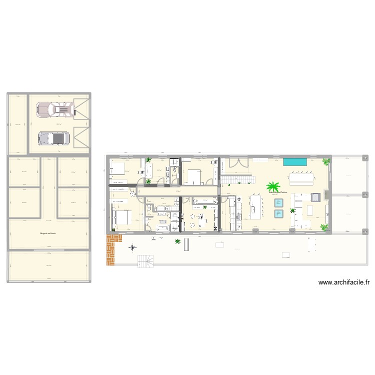 Villa Tarzan 56 Test. Plan de 0 pièce et 0 m2