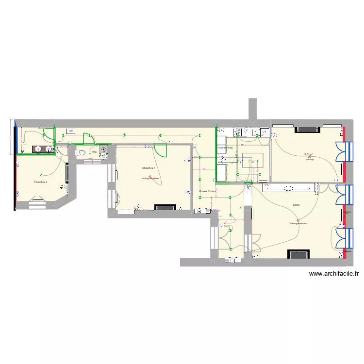 PLat_projet-elec-03. Plan de 8  et 134 m²