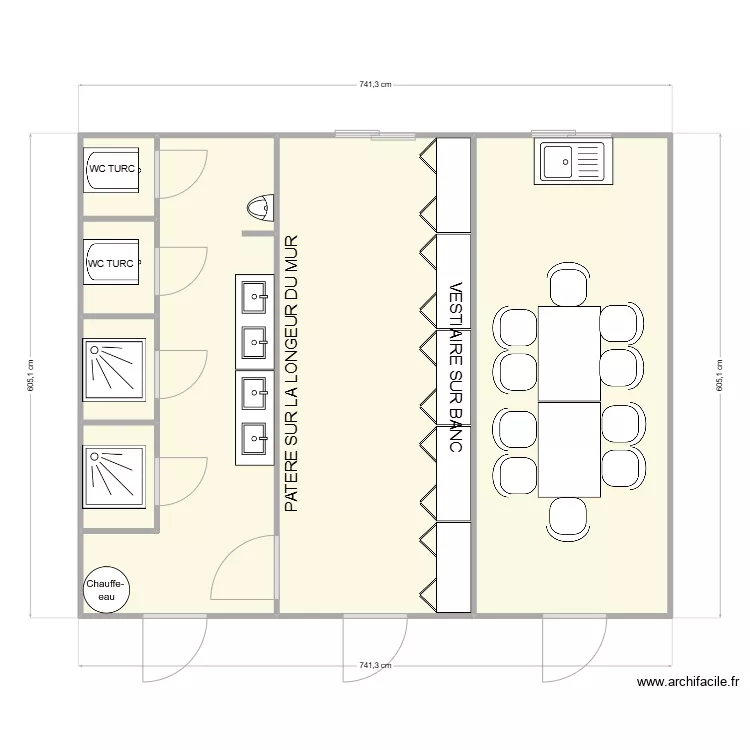 EIFFAGE CHANTIER AMBERIEU-EN-BUGEY. Plan de 