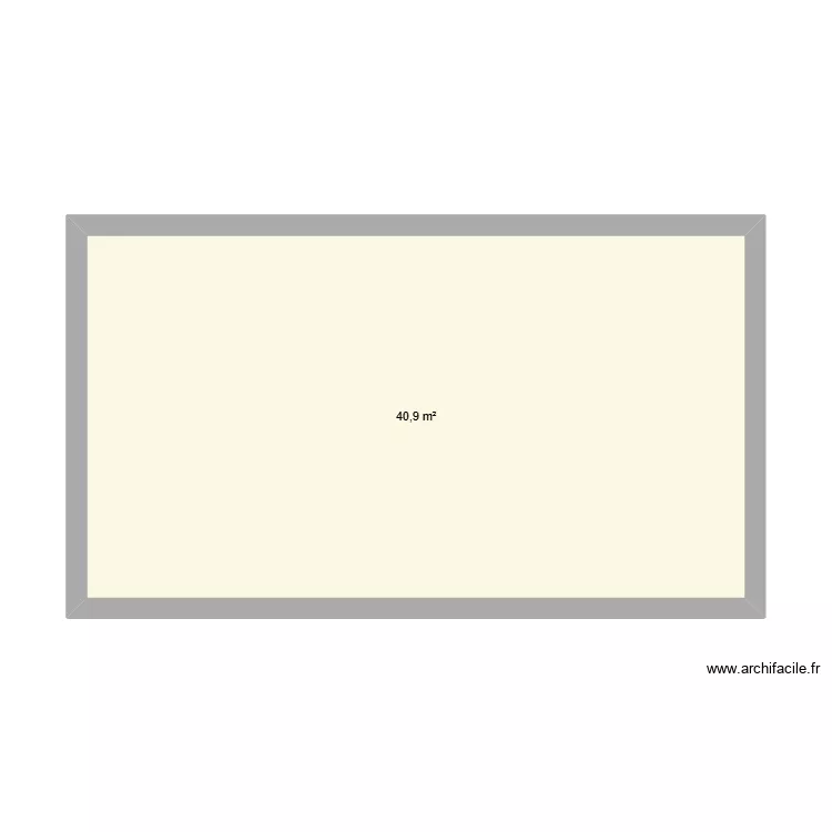 Tezenis. Plan de 1 et 41 m² Tezenis. Plan de 1 et 41 m²