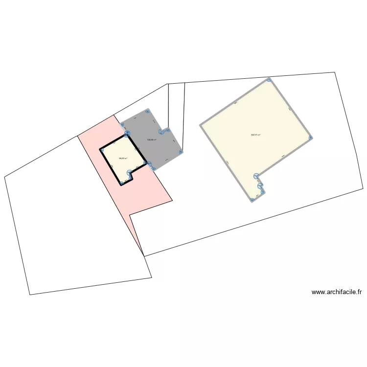 oze 2. Plan de 3  et 536 m²