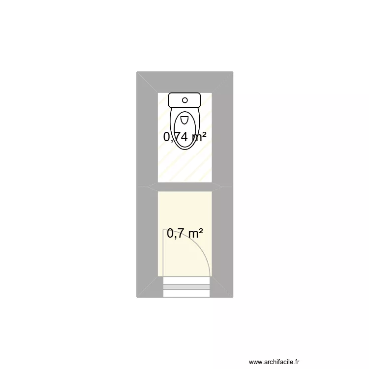 CHANTEGREILH SDB état initial. Plan de CHANTEGREILH SDB état initial. Plan de