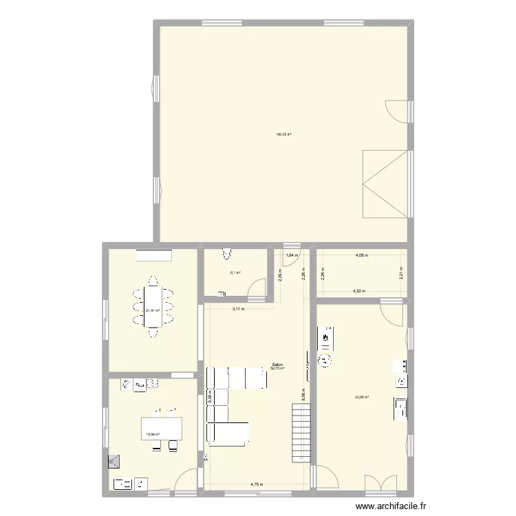 rdc aillevans. Plan de rdc aillevans. Plan de