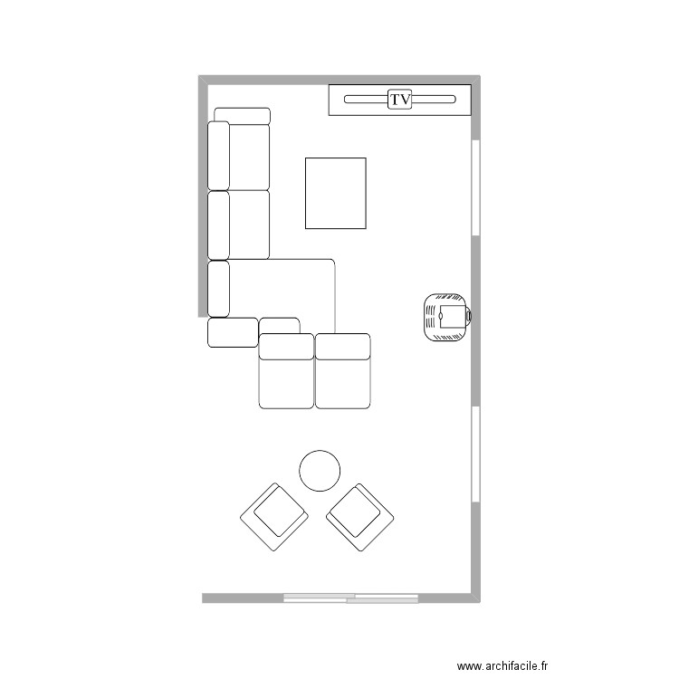 SALON. Plan de 0 pièce et 0 m2