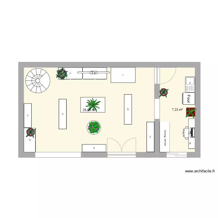 Plan Magasin. Plan de 