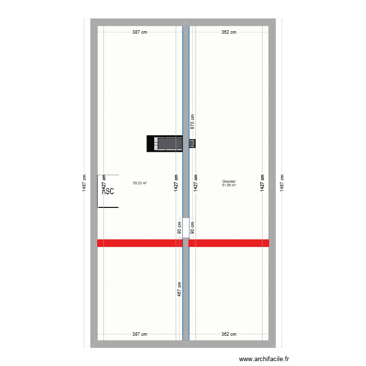 appartement kuntzig. Plan de 0 pièce et 0 m2