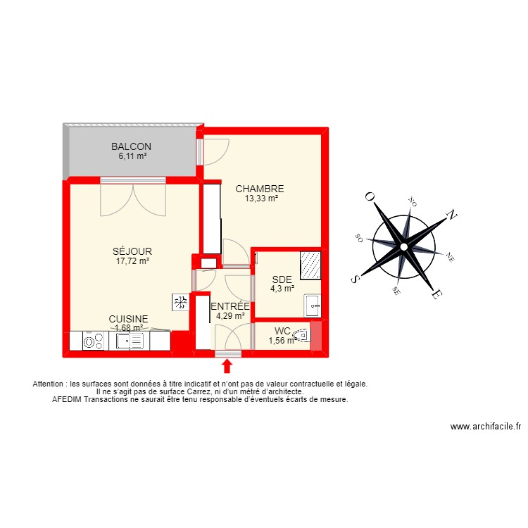 BI 18003. Plan de 12 pièces et 70 m2