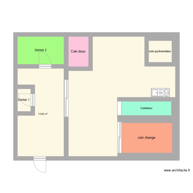 Coindouxm. Plan de 0 pièce et 0 m2