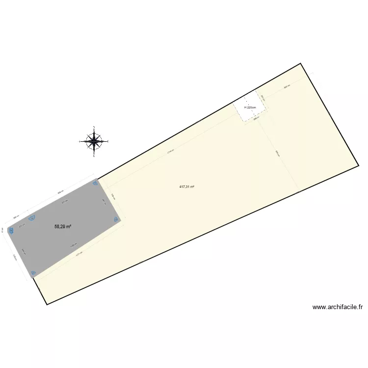 Abris jardin Adri. Plan de 