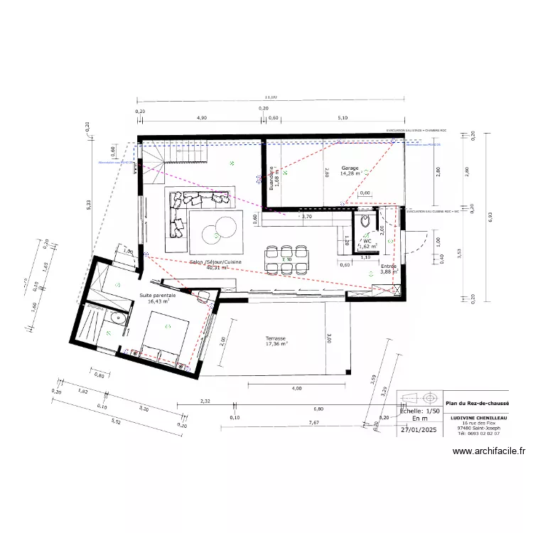 chenilleau. Plan de chenilleau. Plan de