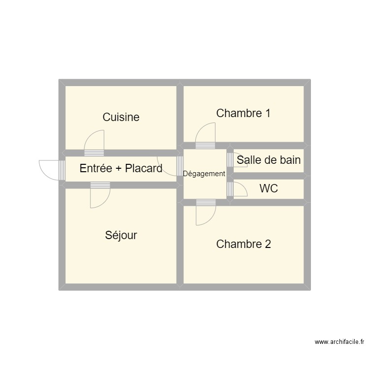 PLAN 2404 LE BRAS. Plan de 8 pièces et 11 m2