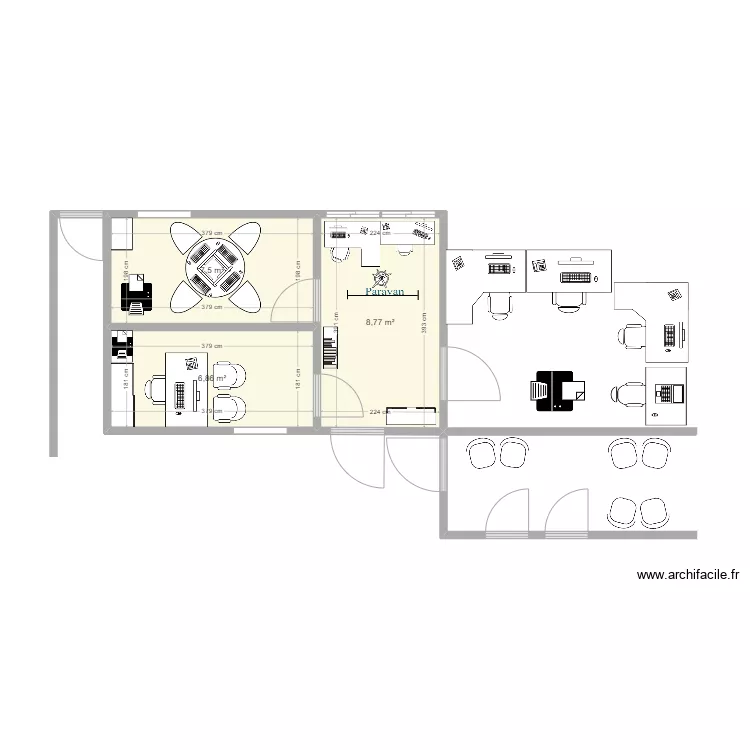 Accueil SIMS. Plan de 