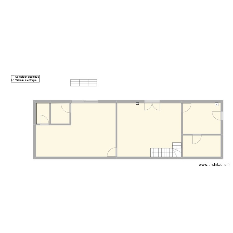 olivia rdc. Plan de 6 pièces et 81 m2