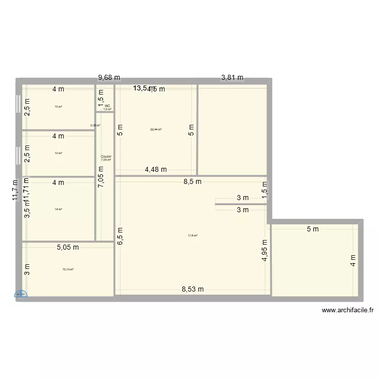 MAISON 2 N. Plan de 9  et 136 m²
