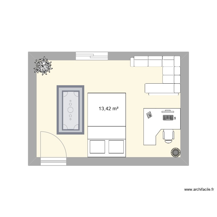 adri. Plan de 0 pièce et 0 m2