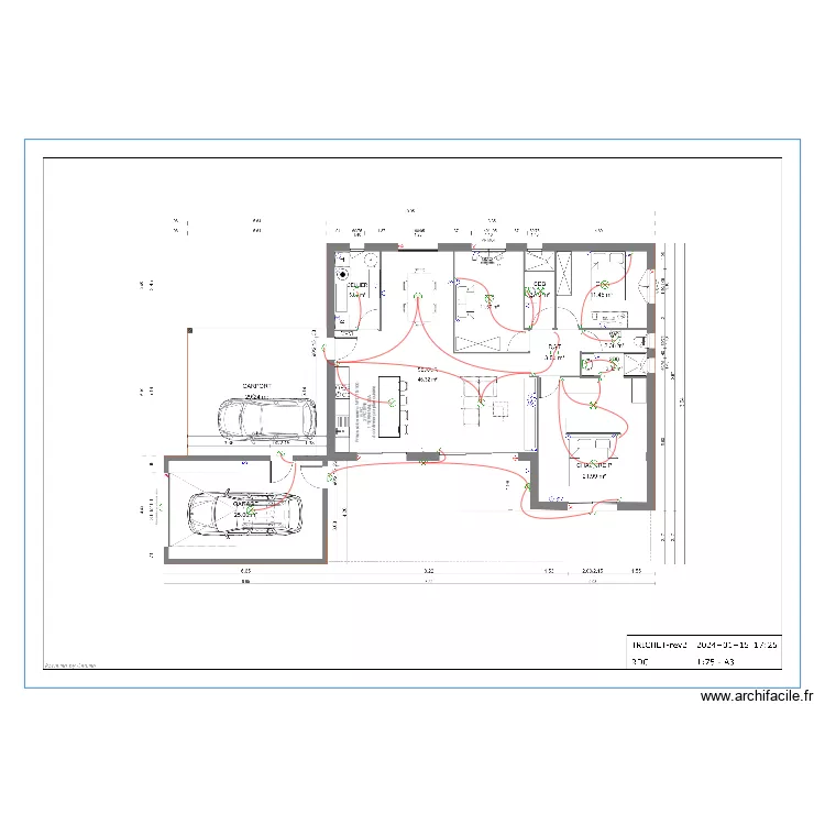 TRICHET ARBOR. Plan de 