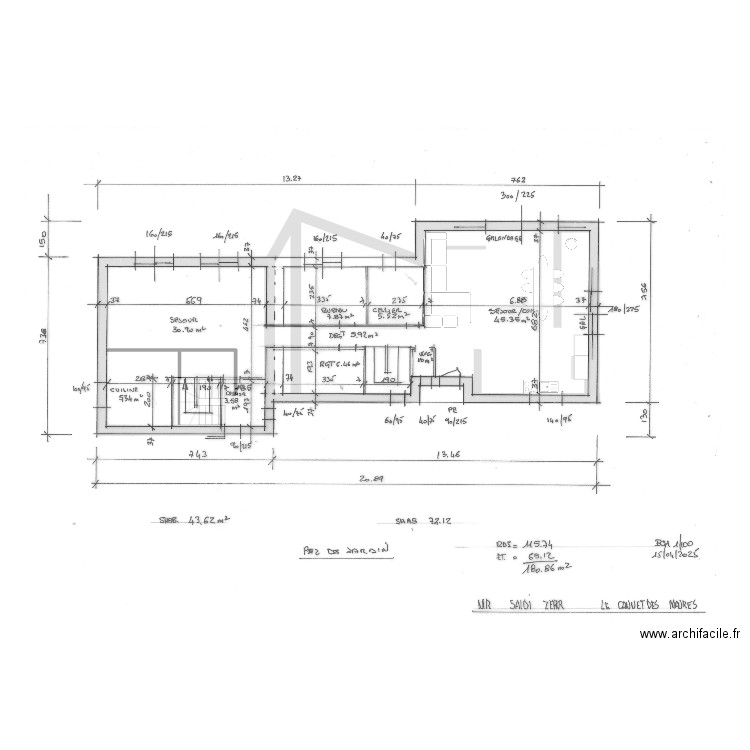 chante coucou1. Plan de 0 pièce et 0 m2