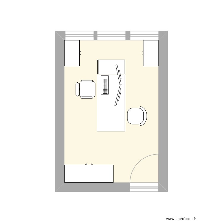 BO THIERS CHEFFE POLE IDEALE 2. Plan de 1 pièce et 11 m2