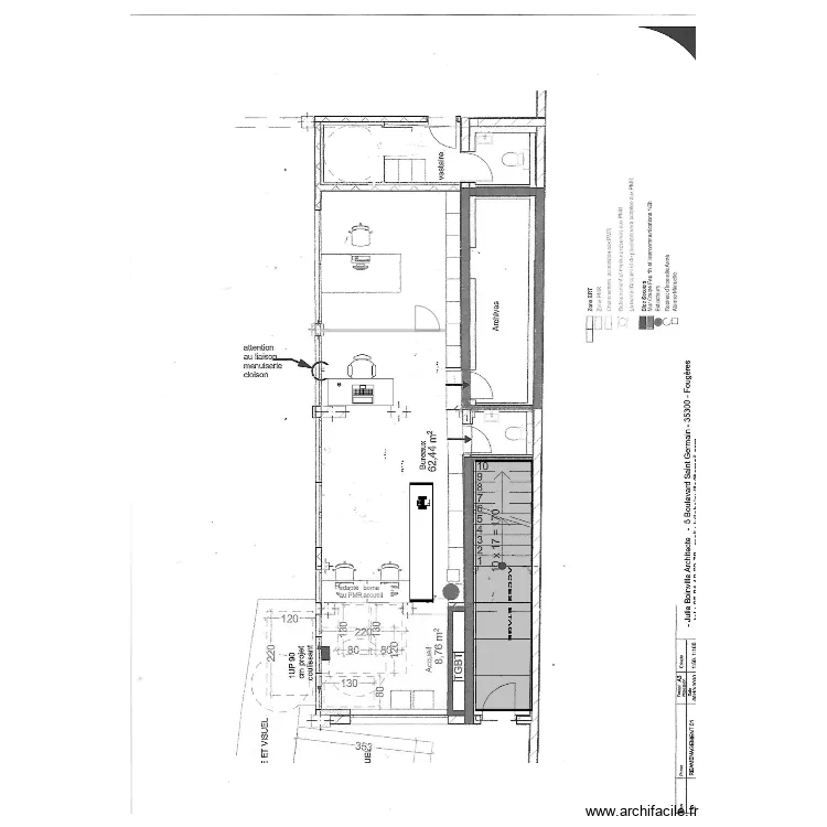 BUREAU CAEN . Plan de BUREAU CAEN . Plan de