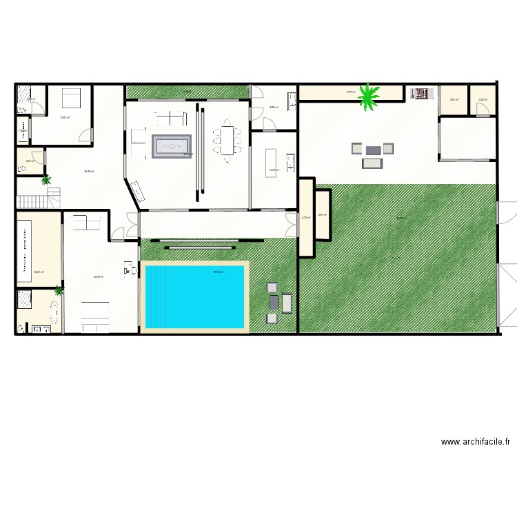 PROJET CAROLE. Plan de 0 pièce et 0 m2