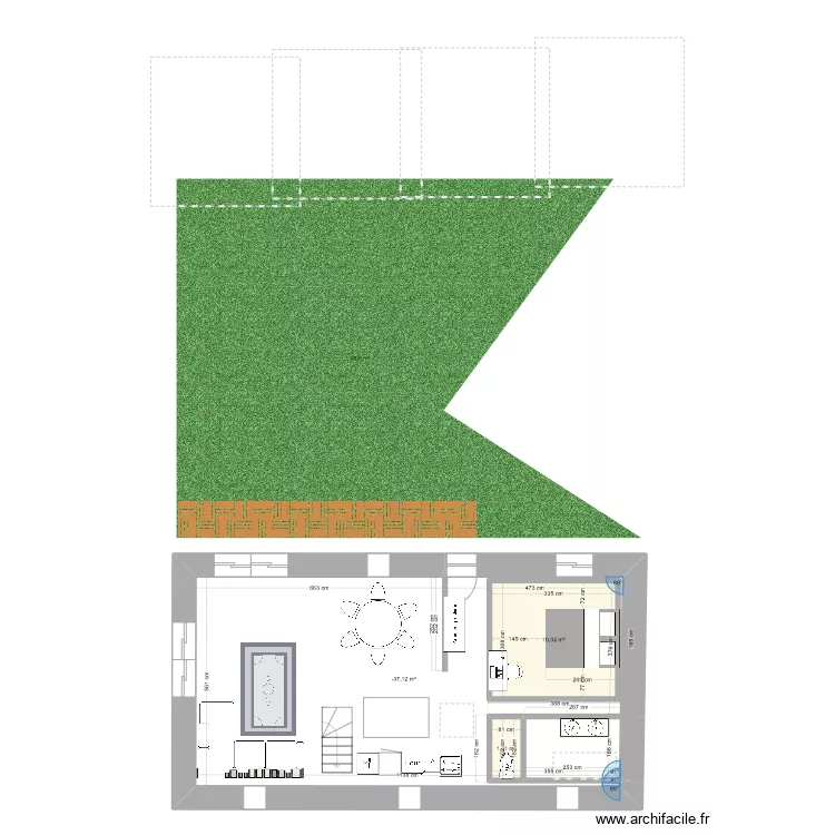 Ker ar Rhun Project'. Plan de 